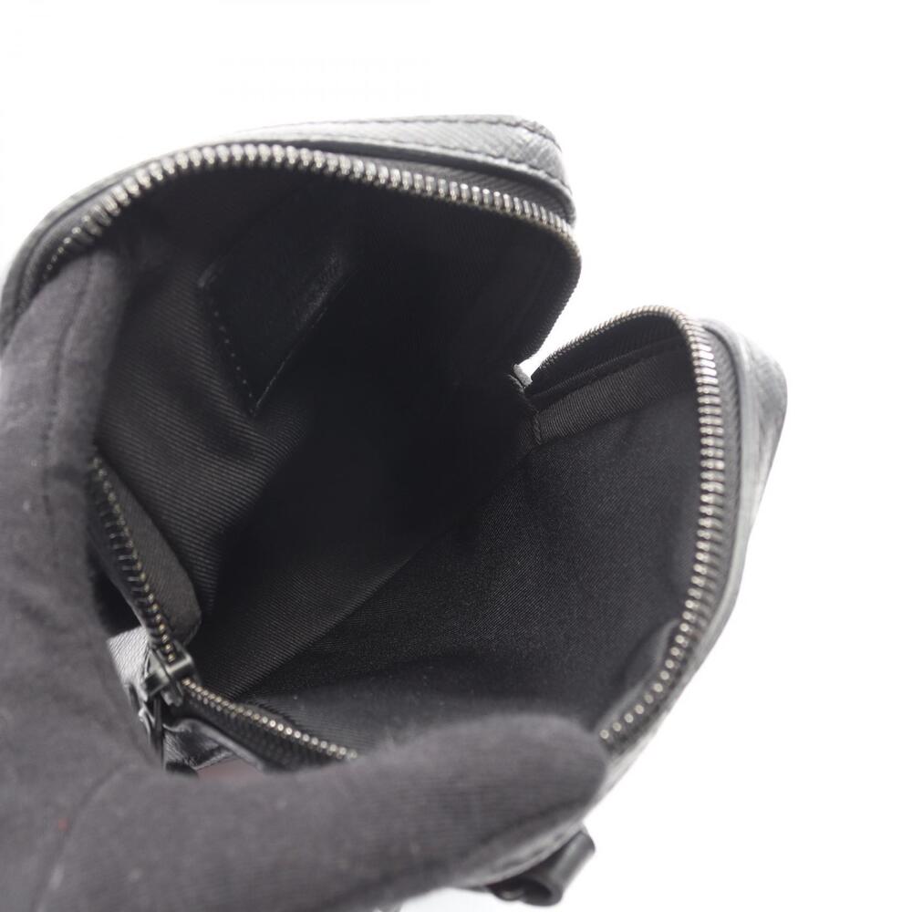 Louis Vuitton Messenger Noir Shoulder Taiga Danube Bag Leather Black Black